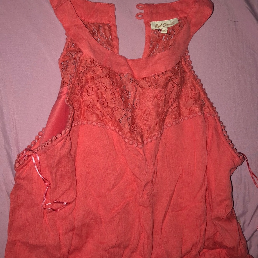 hot pink romper